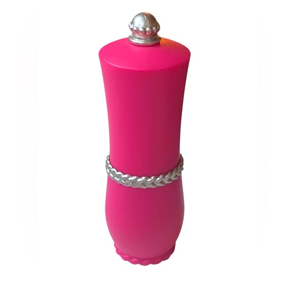 Hot Pink Sewing Needle Lipstick Pin Cushion Retractable NEW - Picture 5 of 5